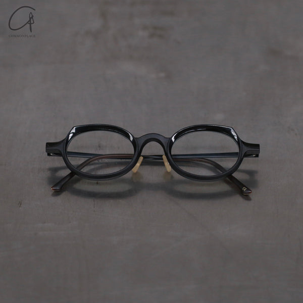 RIGARDS natural horn wire cut handmade glasses RG0090 series collection RG-RG0090-HKTM black frame transparent